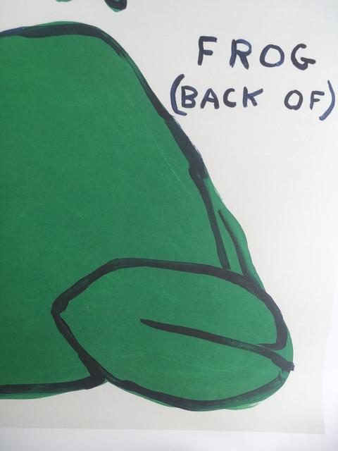 David Shrigley OBE (b 1968) ‘Frog (Front Of), Frog (Back Of)’ Offset Lithograph, Edition, 2021 - Image 3 of 5