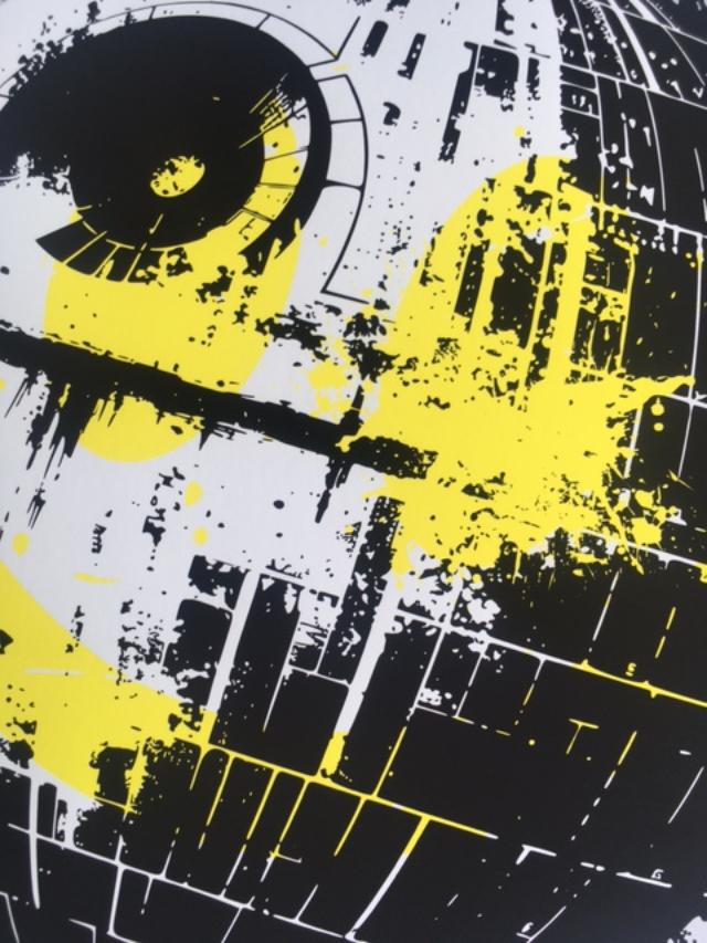 Chris Boyle (b 1972) 'Smile Star' In Yellow, Urban/Street Art Print, Printers Poof, COA, 2024 - Image 5 of 11