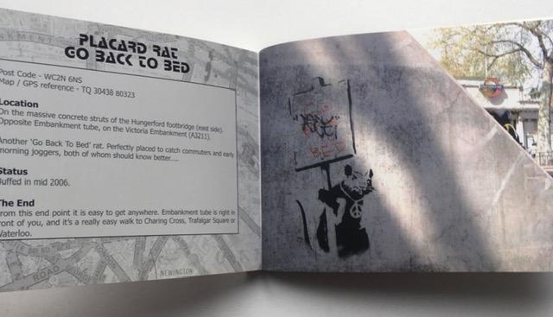 BANKSY (b.1974) ‘Martin Bulls ‘Banksy Locations & Tours’, with Postcodes, Volume 1, 2nd Ed, 2010 - Image 9 of 17