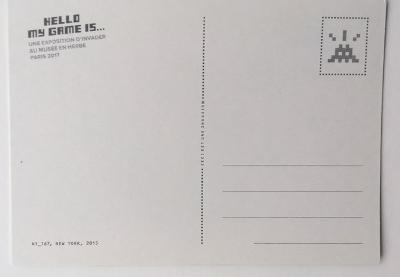 Invader (B France) "Hello My Game Is" 2017 Invasion Musee en Herbe in Paris, 15 Invader Postcard... - Image 5 of 12