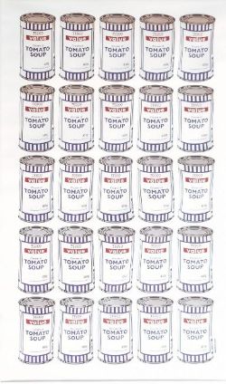 Banksy (b 1973) ‘Tesco Value Tomato Soup Can’, Lithograph print, framed, 2006