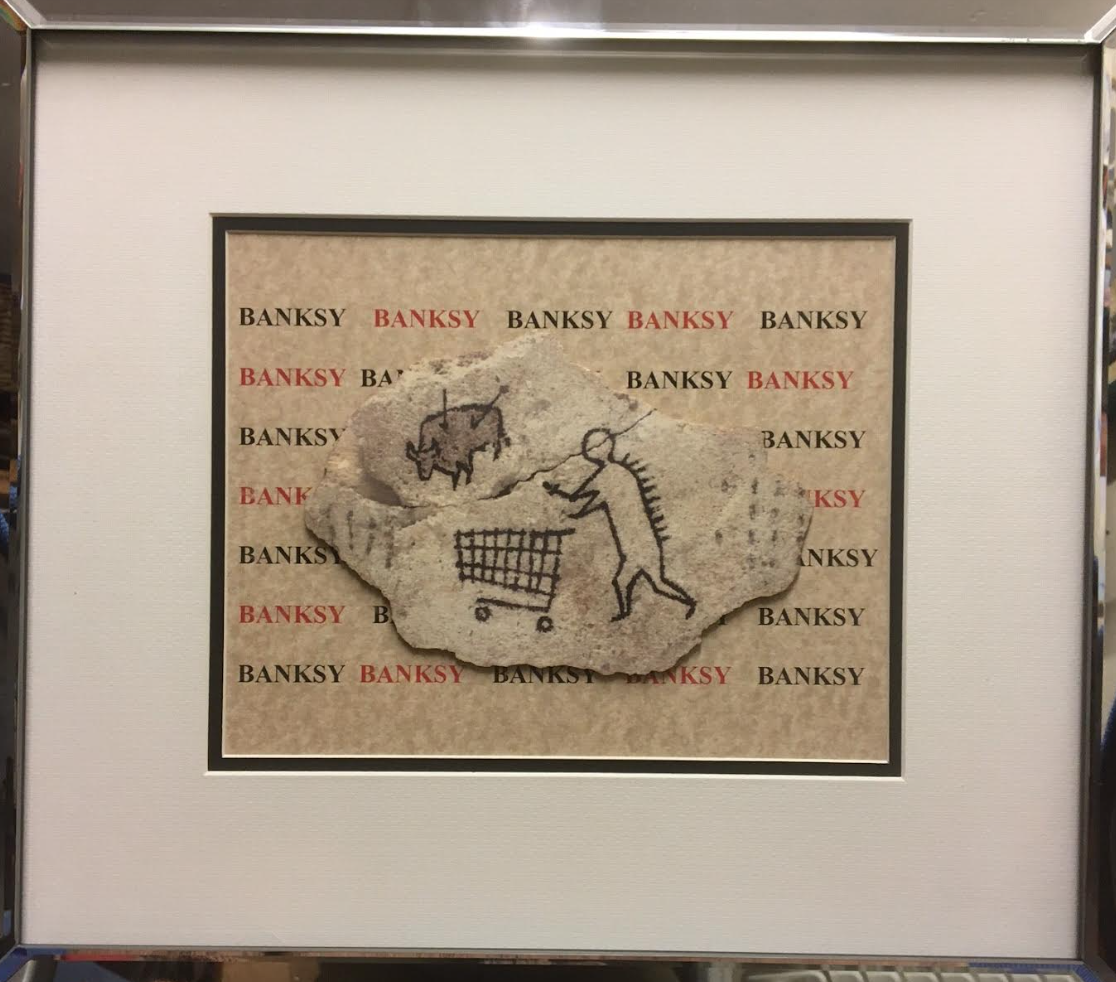 Banksy - Peckham Trollies Wooden Postcard - Limited Edition For British Museum - Image 3 of 3
