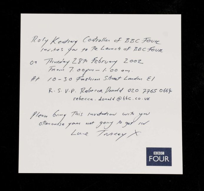 Tracey Emin RA (b.1963) 'Everybody Needs a Place to Think', with BBC4 Invitation, Limited Ed, 200... - Bild 5 aus 11