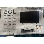 EGL 55"" Ultra HD Smart LED TV. RRP £400 - GRADE U