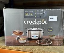 Crockpot Multicooker 5.6L. RRP £80 - GRADE U