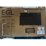 EGL 50"" Ultra HD Smart LED TV. RRP £300 - GRADE U