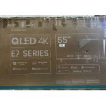 Hisense QLED 4K E7 Series 55"" Smart TV. RRP £420 - GRADE U