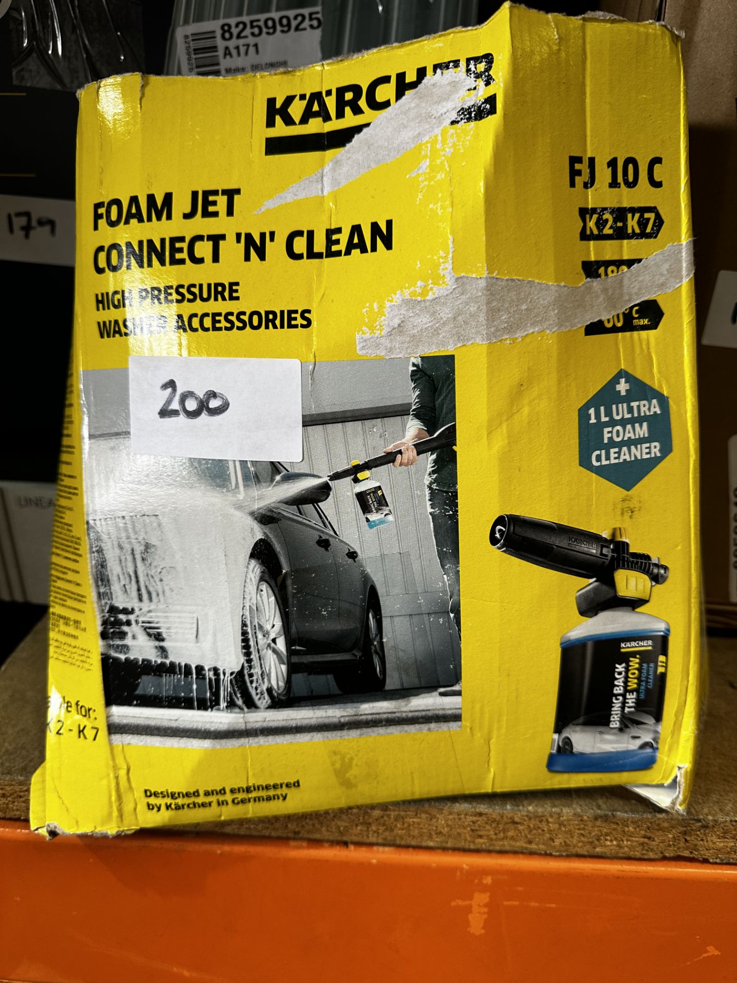 KARCHER Foam jet connect n clean FJ10C . RRP £40 - GRADE U