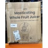 Fridja Masticating Whole Fruit Juicer. RRP £60 - GRADE U