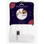 Dreamland 168 Organic Cotton Heated Electric Mattress Protector, White, Double RRP £99.99