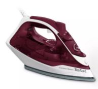 Tefal Express Steam FV2869 Steam Iron, Ruby Red/White RRP £40