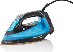 Morphy Richards 303210 Turbosteam Pro Intellitemp Digital Iron Blue RRP £69.99