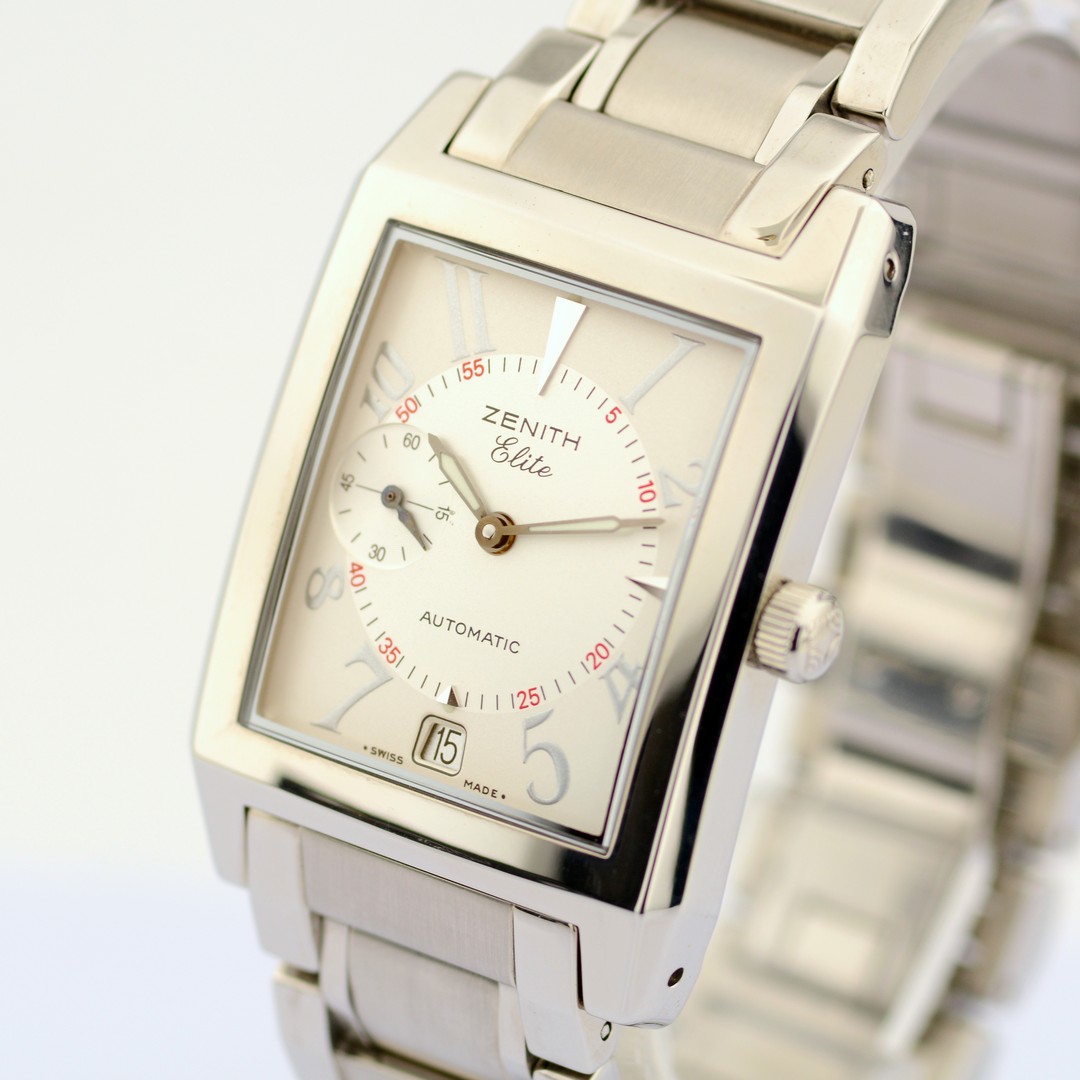 Zenith / Elite Port Royal V - Date - Automatic - Gentlemen's Steel Wristwatch - Image 10 of 12