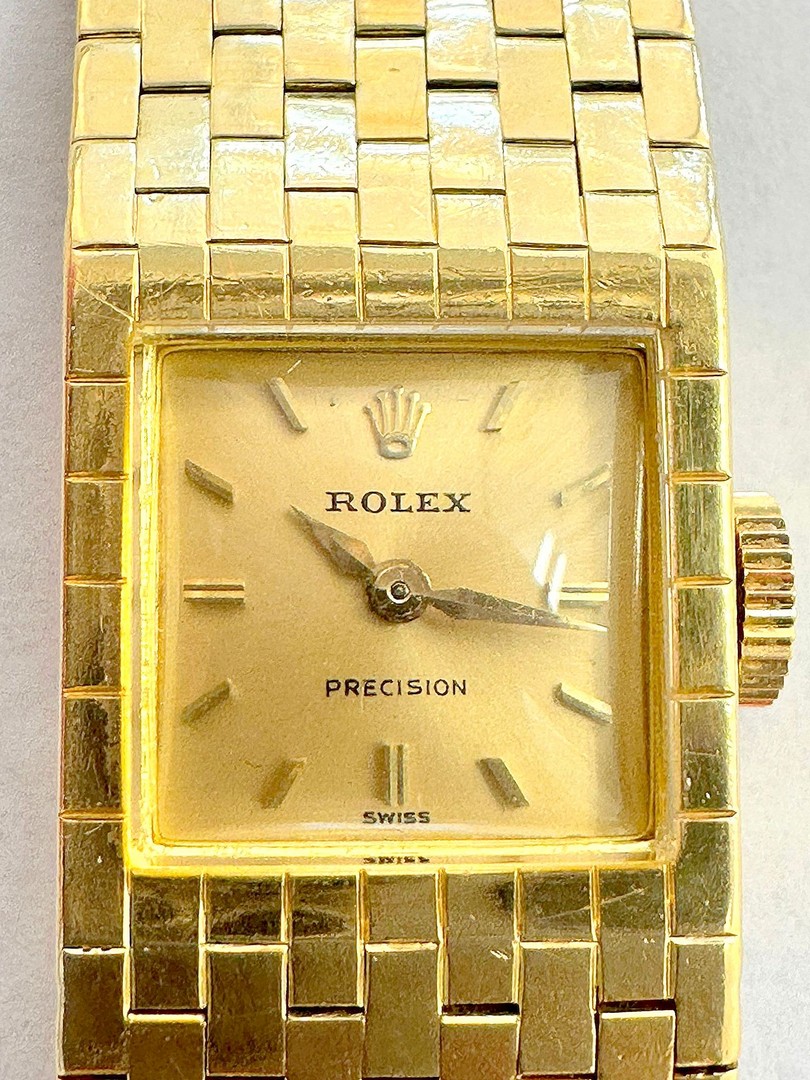 Rolex / Precision Vintage - Lady's Yellow Gold Wristwatch - Image 2 of 9