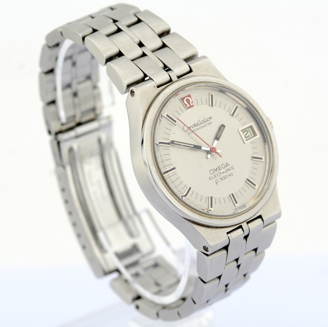 Omega / Constellation Chronometer Electronic f300Hz Date 36 mm - Gentlemen's Steel Wristwatch - Bild 3 aus 6