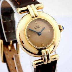 Cartier / Vermeil - Lady's Silver Wristwatch