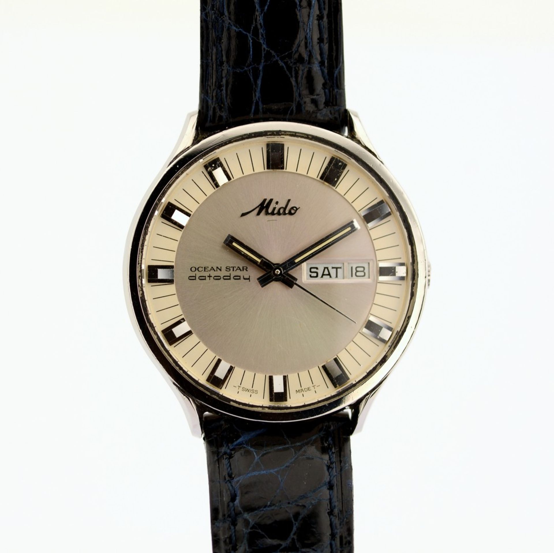 Mido / Ocean Star - Datoday - Day/Date - Gentlemen's Steel Wristwatch - Image 2 of 7
