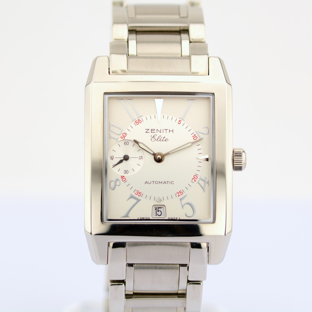 Zenith / Elite Port Royal V - Date - Automatic - Gentlemen's Steel Wristwatch - Image 4 of 12