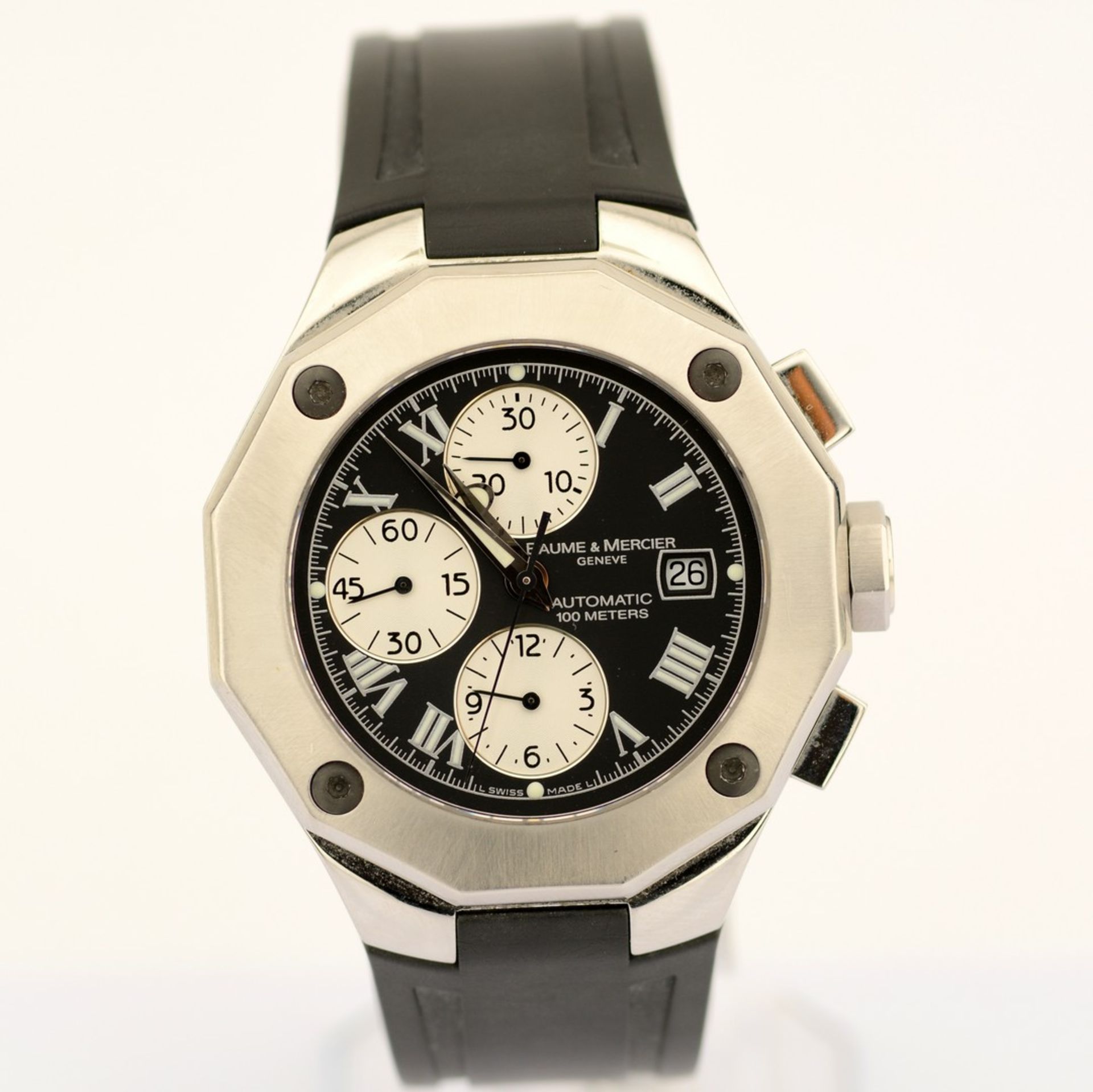 Baume & Mercier / Riviera Chronograph - Date - Automatic - Gentlemen's Steel Wristwatch - Image 8 of 9