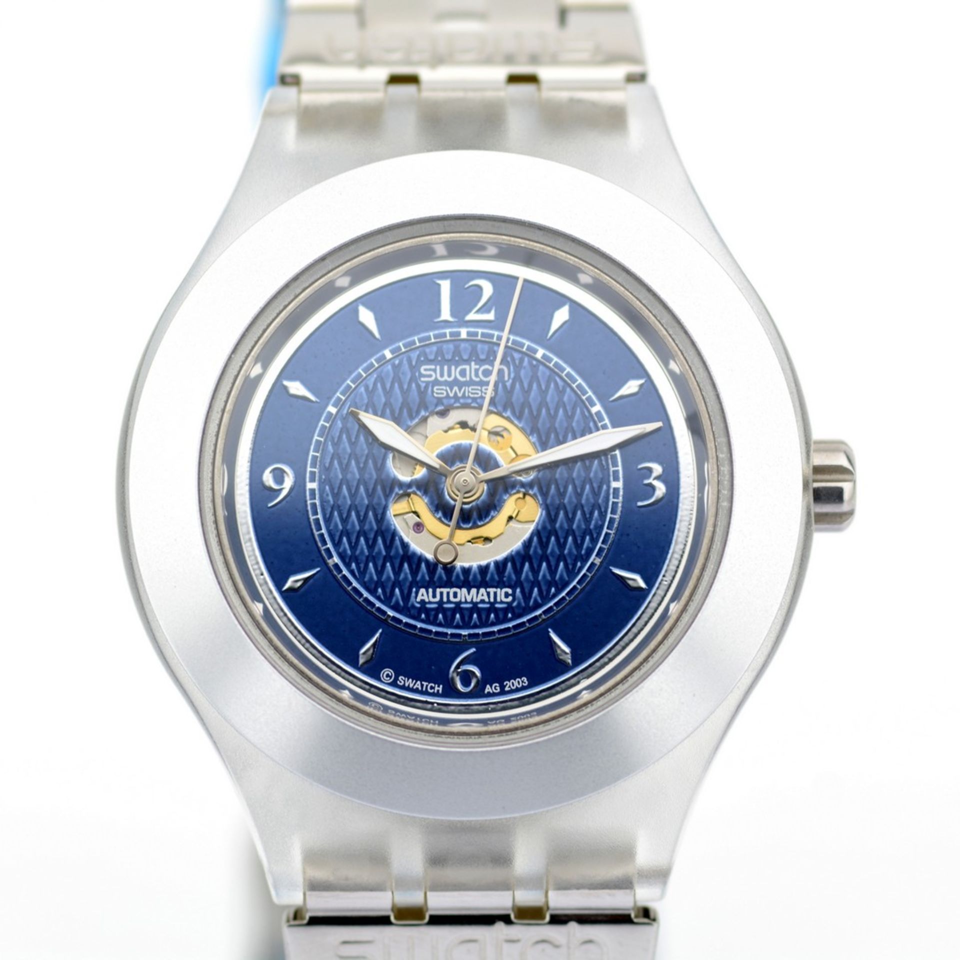 Swatch / Diaphane Irony Automatic - (Unworn) Unisex Steel Wrist Watch - Image 8 of 8