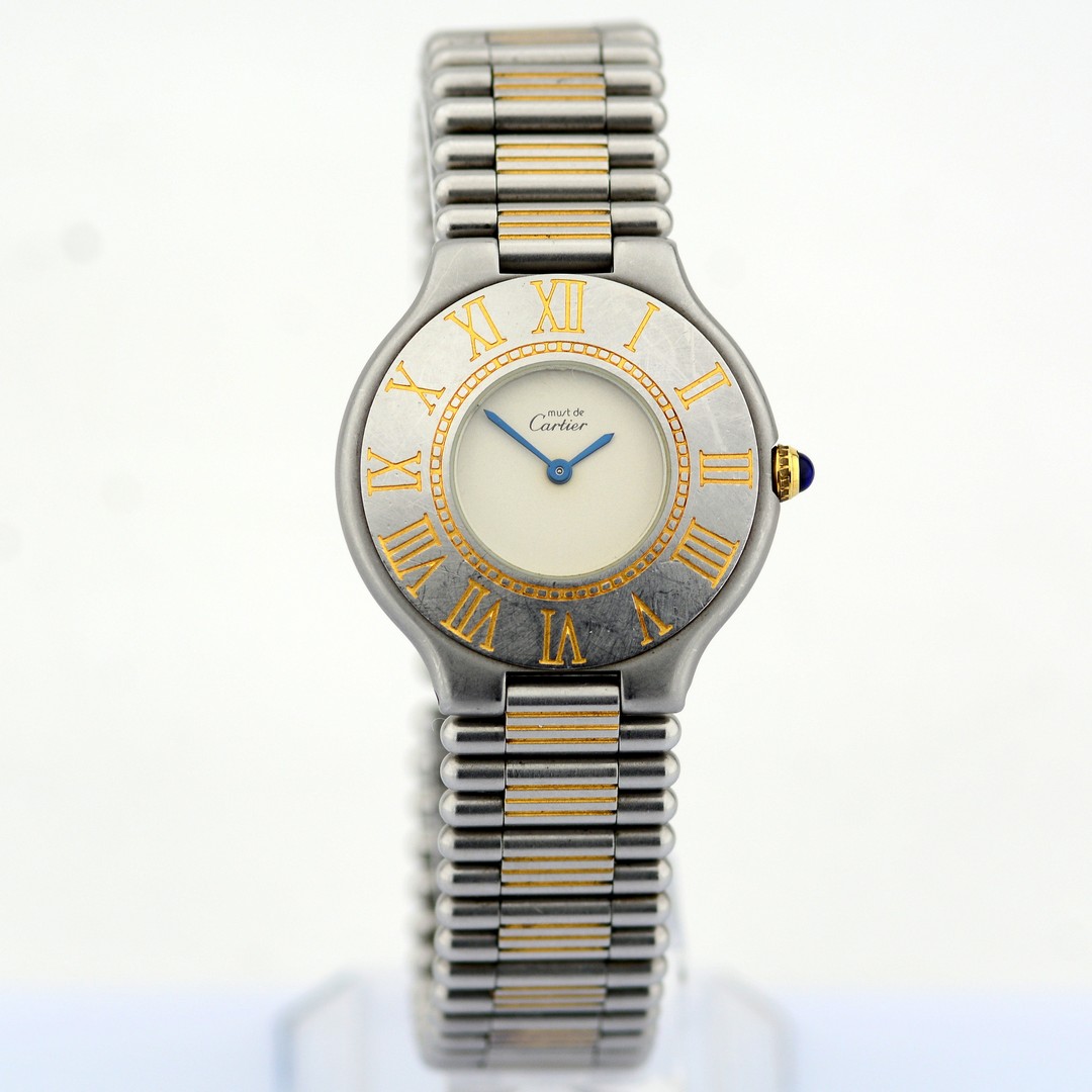 Cartier / Must de 21 - Lady's Steel Wristwatch - Image 6 of 6