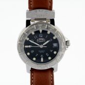 Camel / Green Belt Date - (Unworn) Gentlemen's Steel Wrist Watch