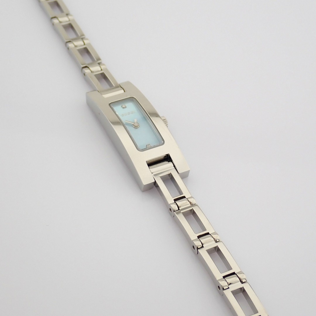 Gucci / 3900L / Mother of Pearl & Diamond Dial - (Unworn) Steel / Lady's - Image 9 of 11