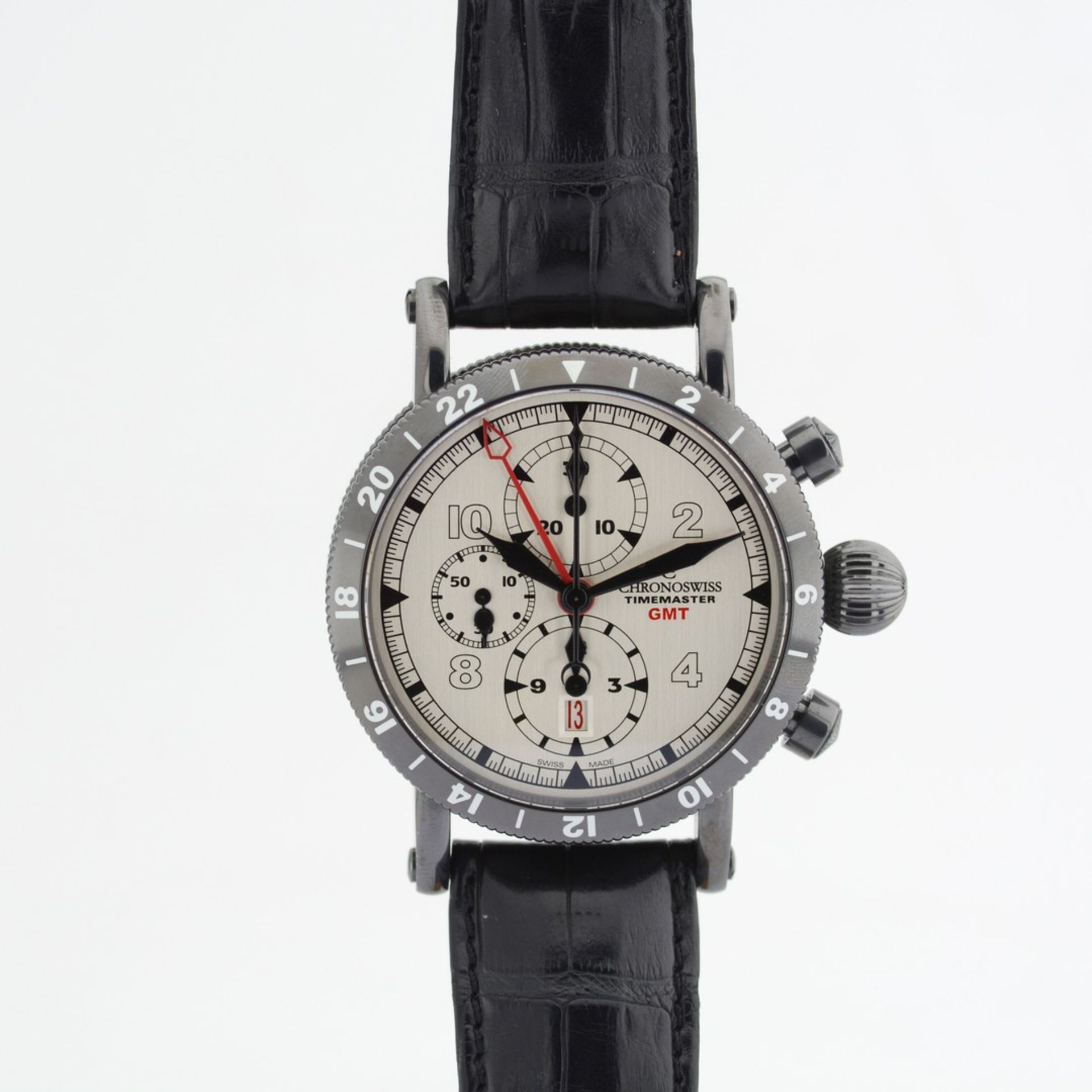 Chronoswiss / Timemaster GMT - Gentlemen's Steel Wristwatch - Image 3 of 12