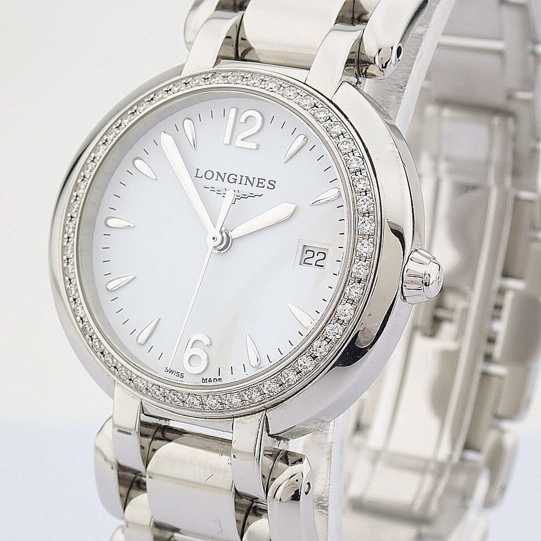 Longines / Primaluna Diamonds - Lady's Steel Wristwatch - Image 10 of 17