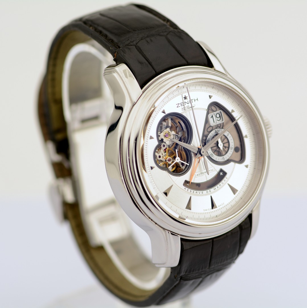 Zenith / Chronomaster XXT Open Grande Date - Gentlemen's Steel Wristwatch - Image 8 of 12