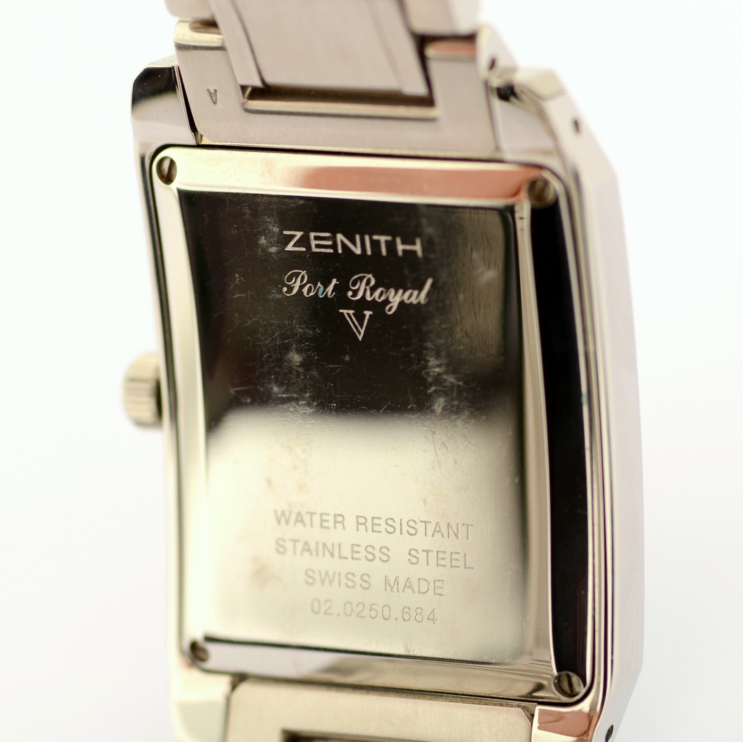 Zenith / Elite Port Royal V - Gentlemen's Steel Wristwatch - Image 7 of 9