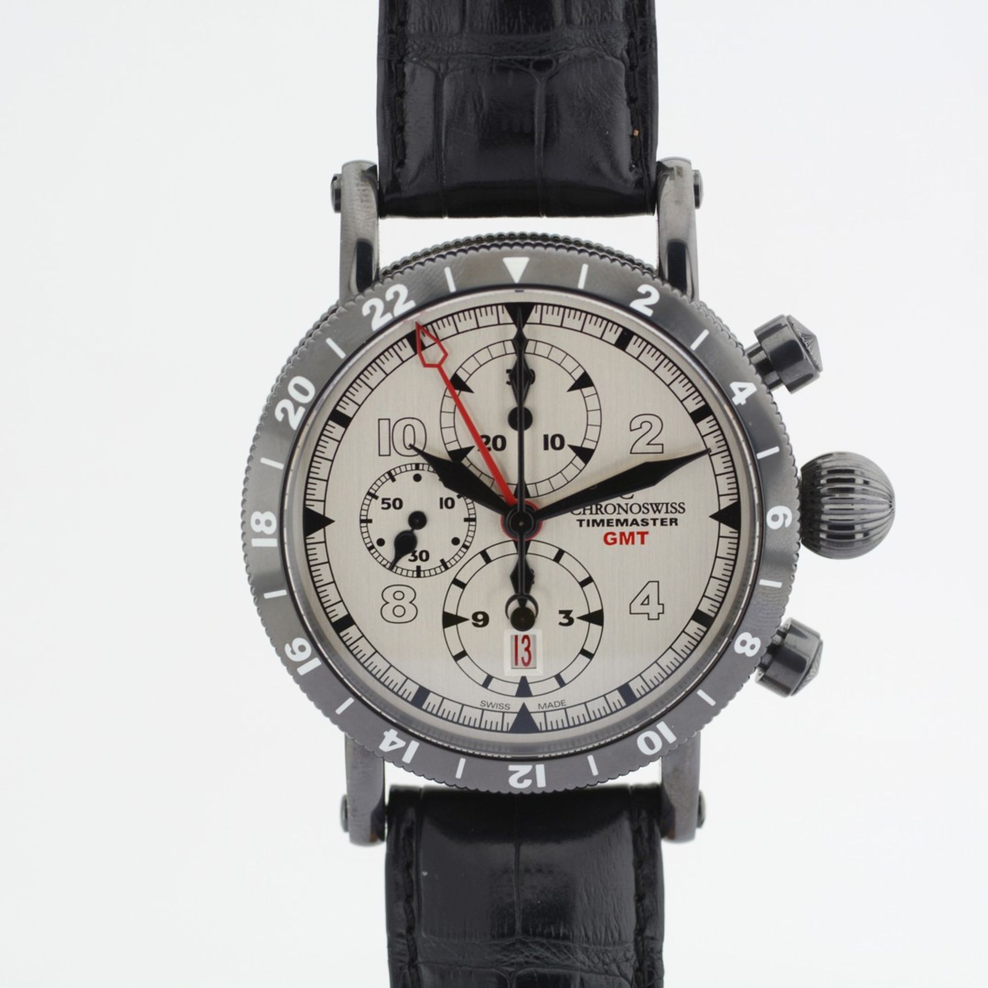 Chronoswiss / Timemaster GMT - Gentlemen's Steel Wristwatch - Image 4 of 12