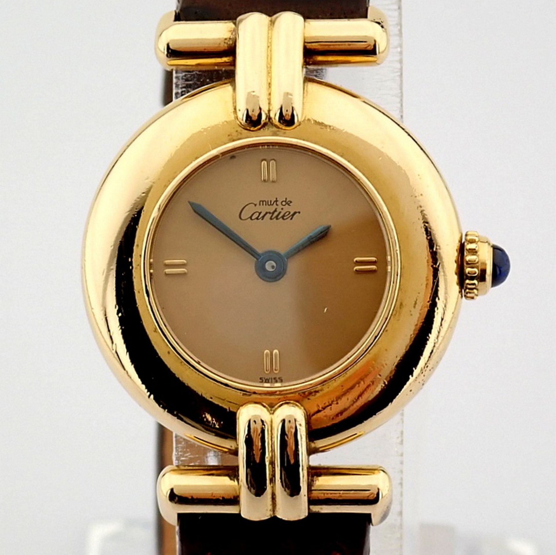 Cartier / Vermeil - Lady's Silver Wristwatch - Image 10 of 12