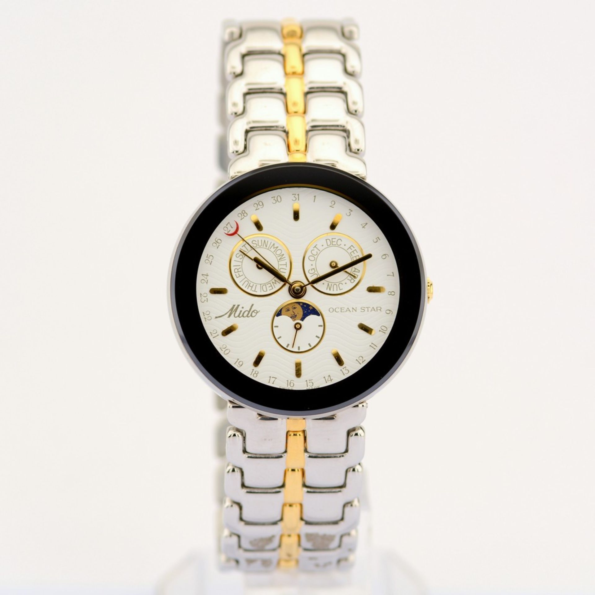 Mido / Moon Triple & Perpetual Calendar - Gentlemen's Steel Wristwatch - Image 4 of 8