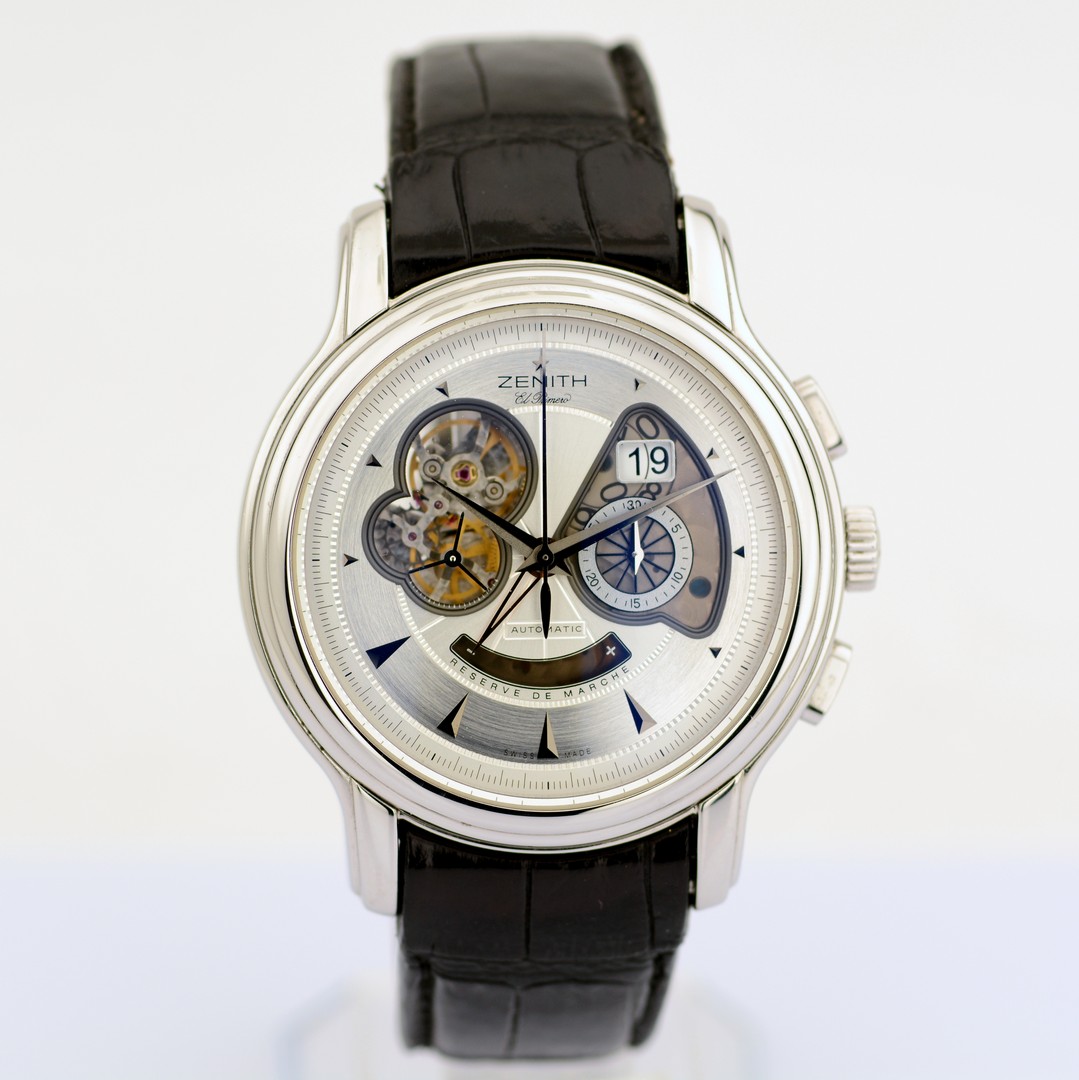 Zenith / Chronomaster XXT Open Grande Date - Gentlemen's Steel Wristwatch - Image 6 of 12