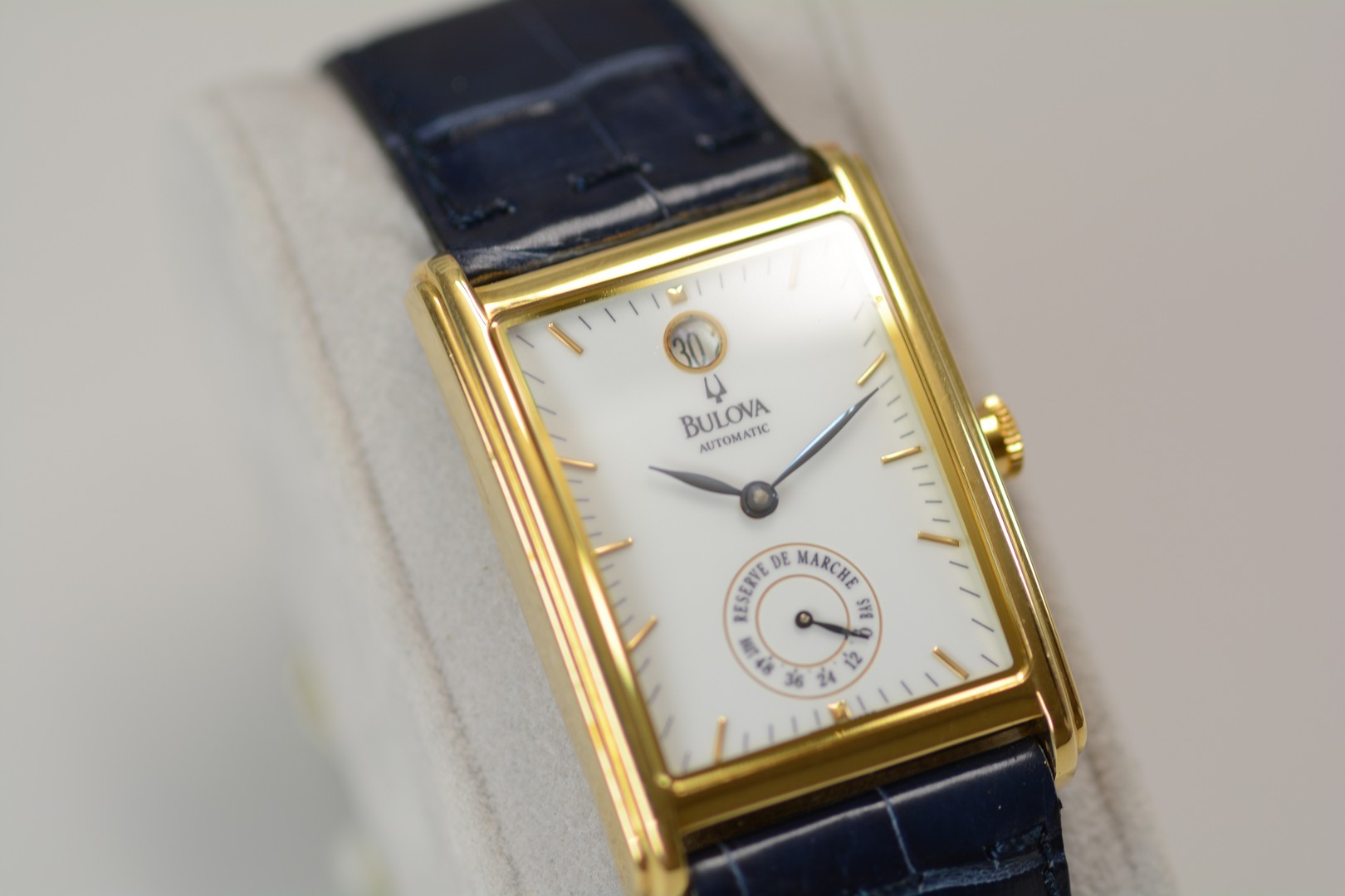 Bulova / 773001 - Gentlemen's Yellow Gold Wristwatch - Bild 3 aus 8