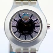 Swatch / Diaphane Irony Automatic - (Unworn) Unisex Steel Wrist Watch