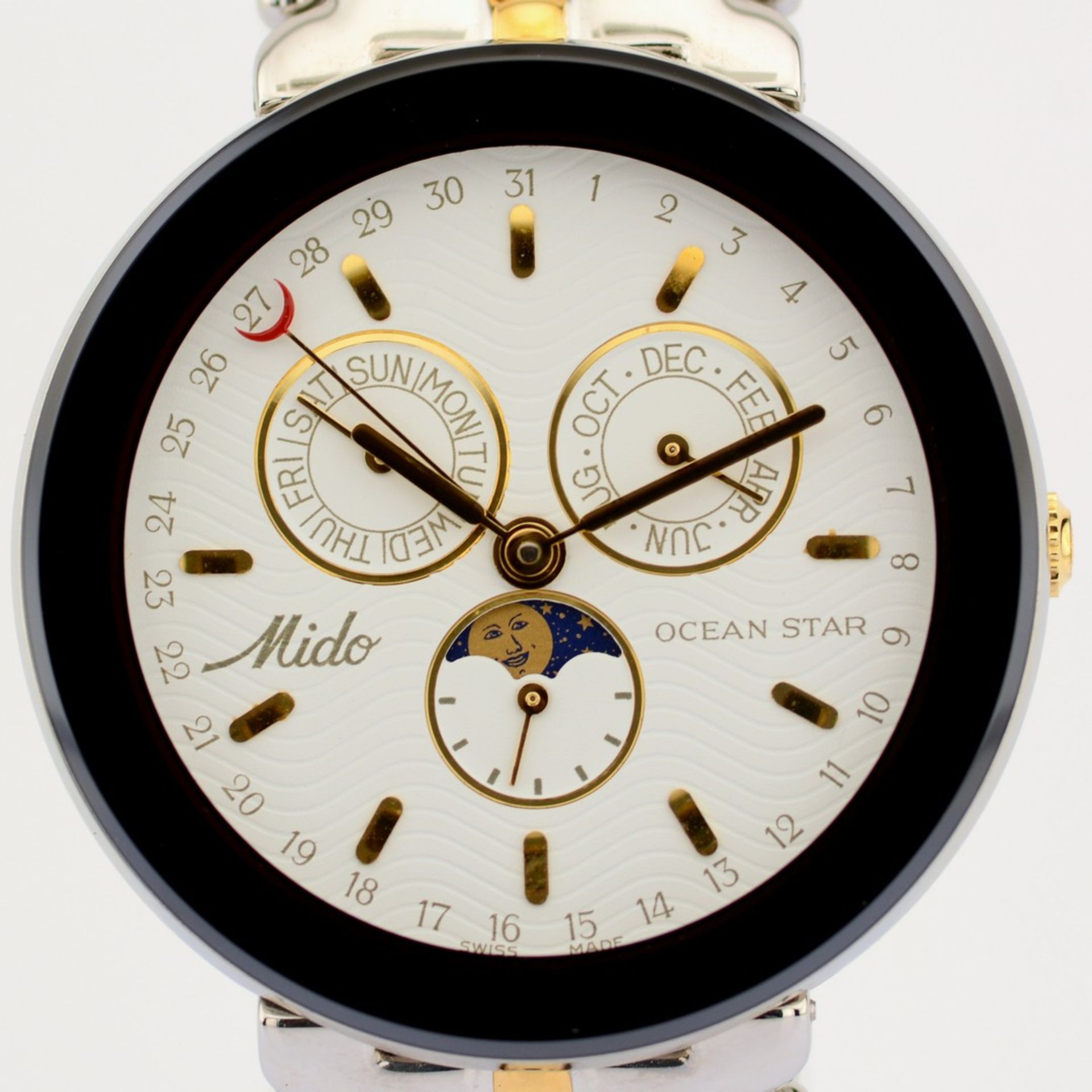 Mido / Moon Triple & Perpetual Calendar - Gentlemen's Steel Wristwatch - Image 2 of 8