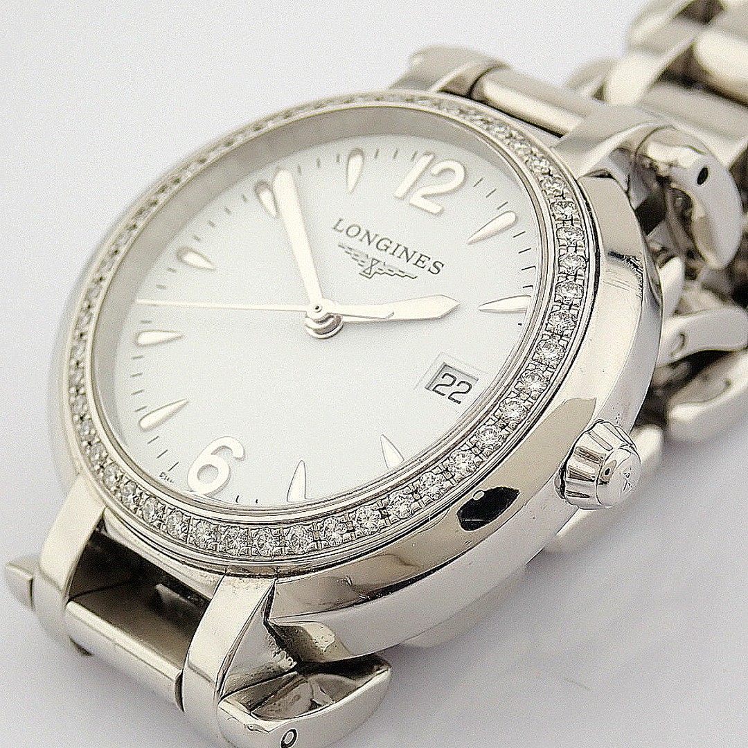Longines / Primaluna Diamonds - Lady's Steel Wristwatch - Image 2 of 17