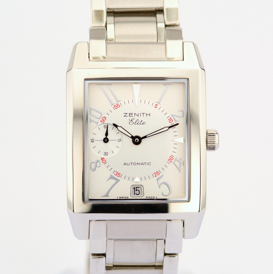 Zenith / Elite Port Royal V - Date - Automatic - Gentlemen's Steel Wristwatch - Image 6 of 12