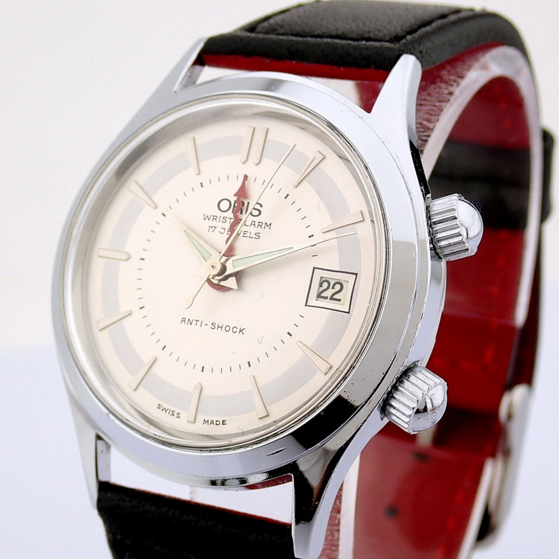 Oris / Wirstalarm 17 Jewels Anti-Shock - Gentlemen's Steel Wristwatch - Image 4 of 10