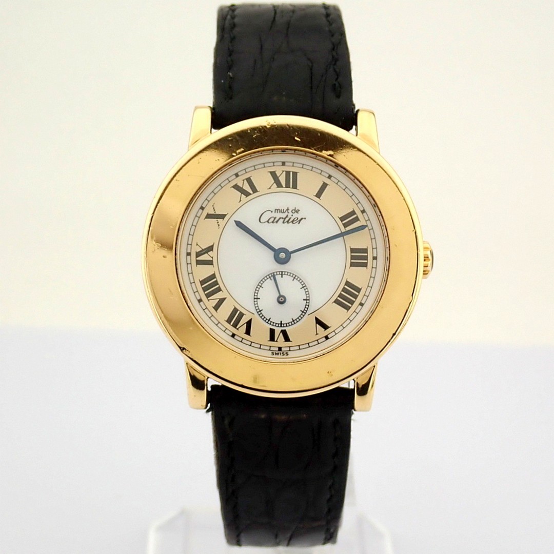 Cartier / Must Ronde 1810 - Unisex Silver Wristwatch - Image 7 of 11