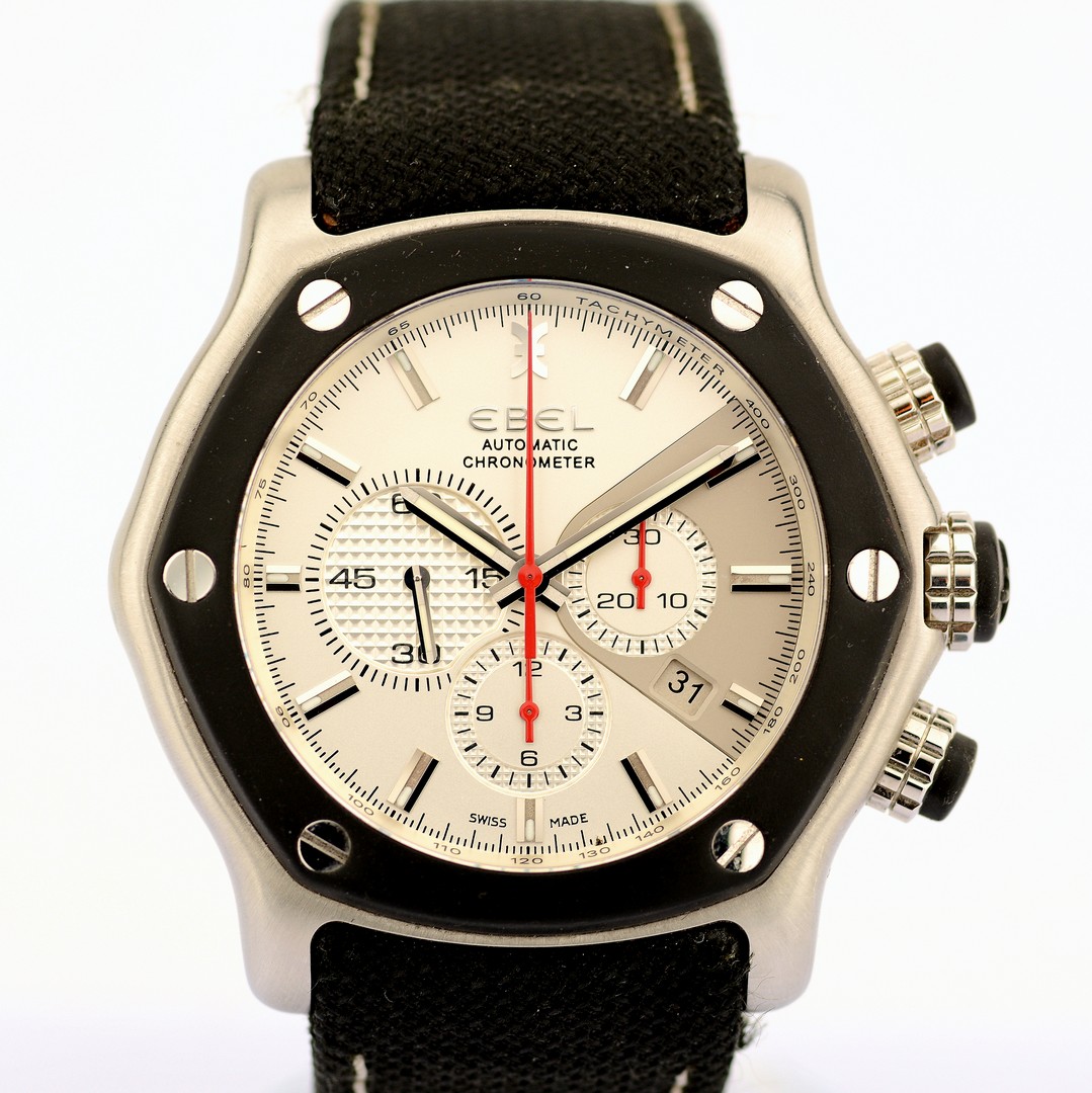 Ebel / 1911 Tekton - Chronograph - Automatic - Date E9137L83 - Gentlemen's Steel Wristwatch - Image 5 of 10