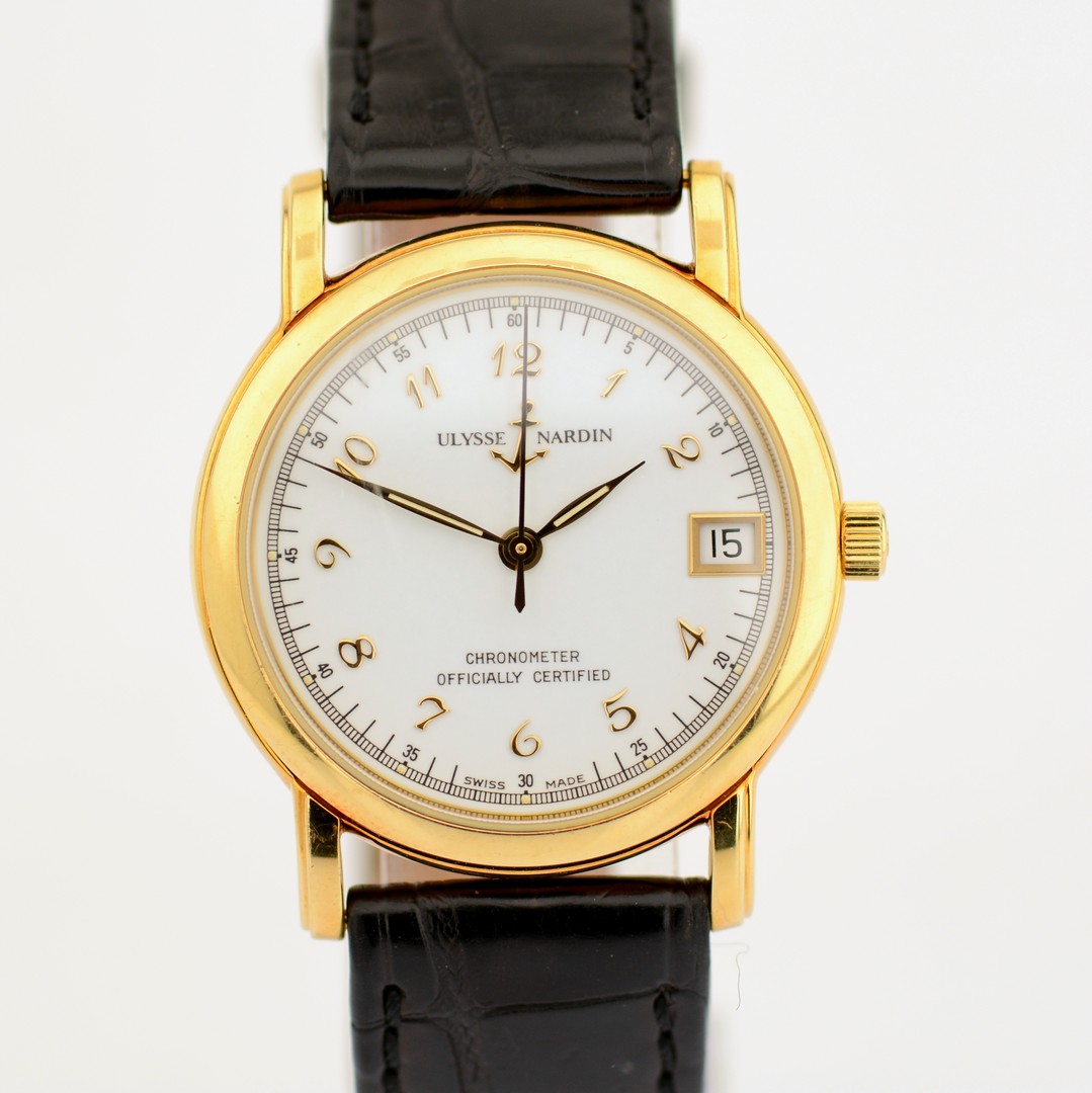 Ulysse Nardin / San Marco Auto. Chronometer 18K - Lady's Yellow Gold Wristwatch - Image 8 of 8