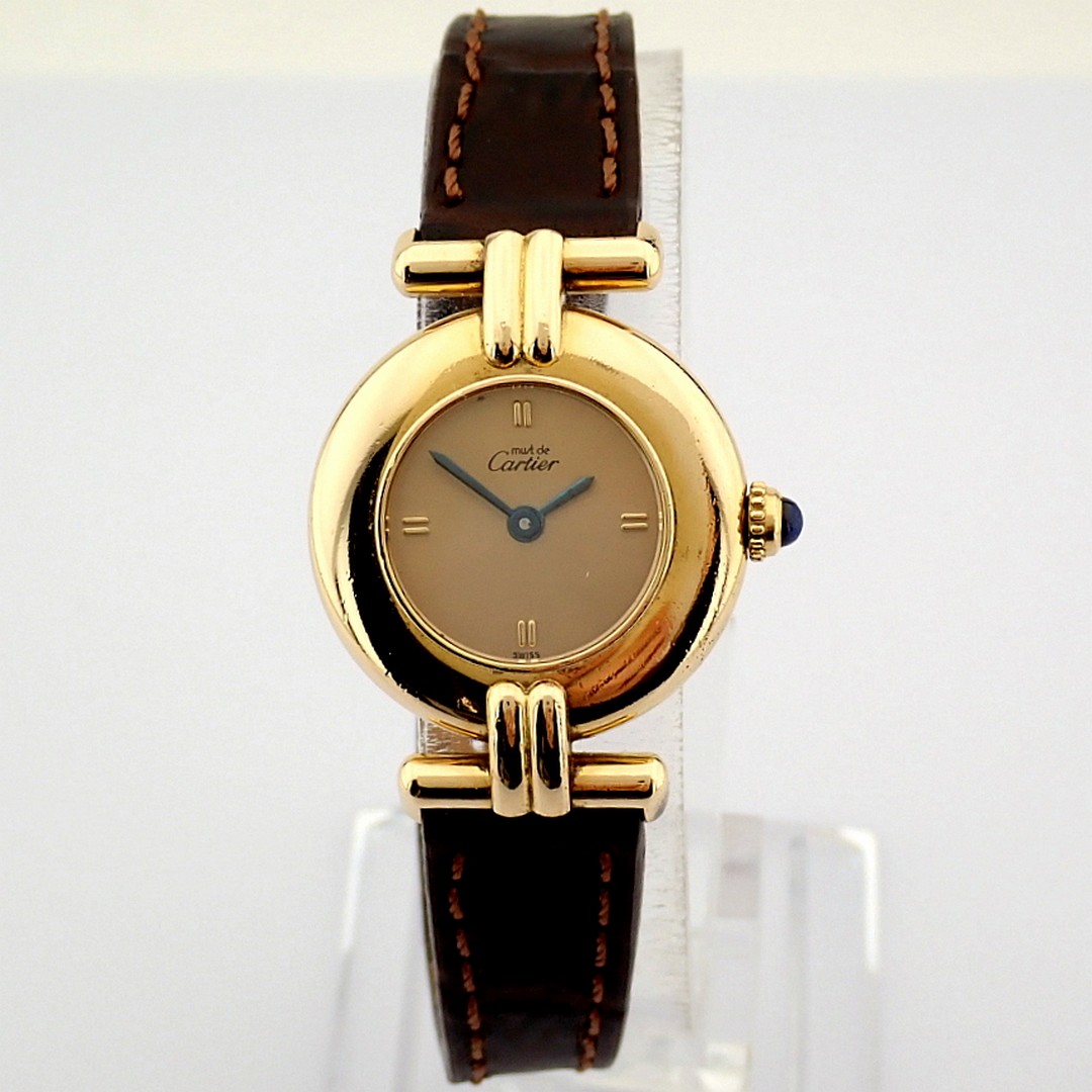 Cartier / Vermeil - Lady's Silver Wristwatch - Image 9 of 12