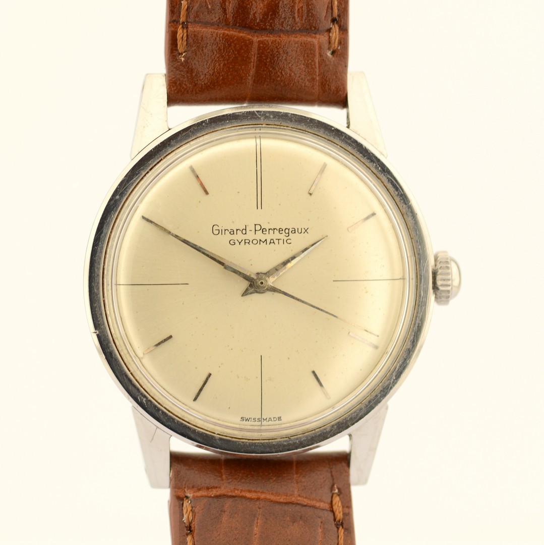 Girard-Perregaux / Vintage - Gentlemen's Steel Wristwatch - Bild 2 aus 7
