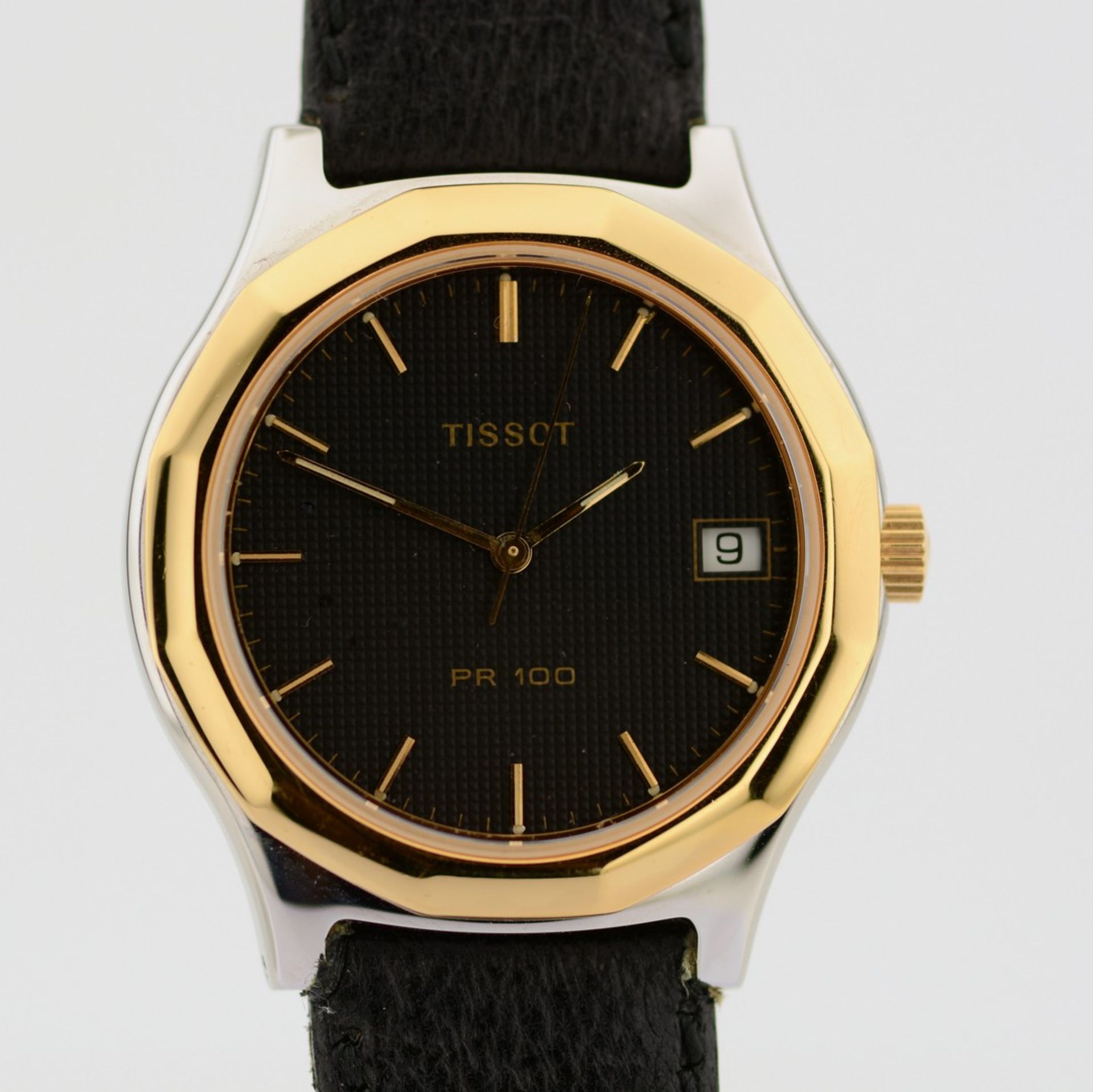 Tissot / PR100 - P 385/K Date - (Unworn) Gentlemen's Steel Wrist Watch