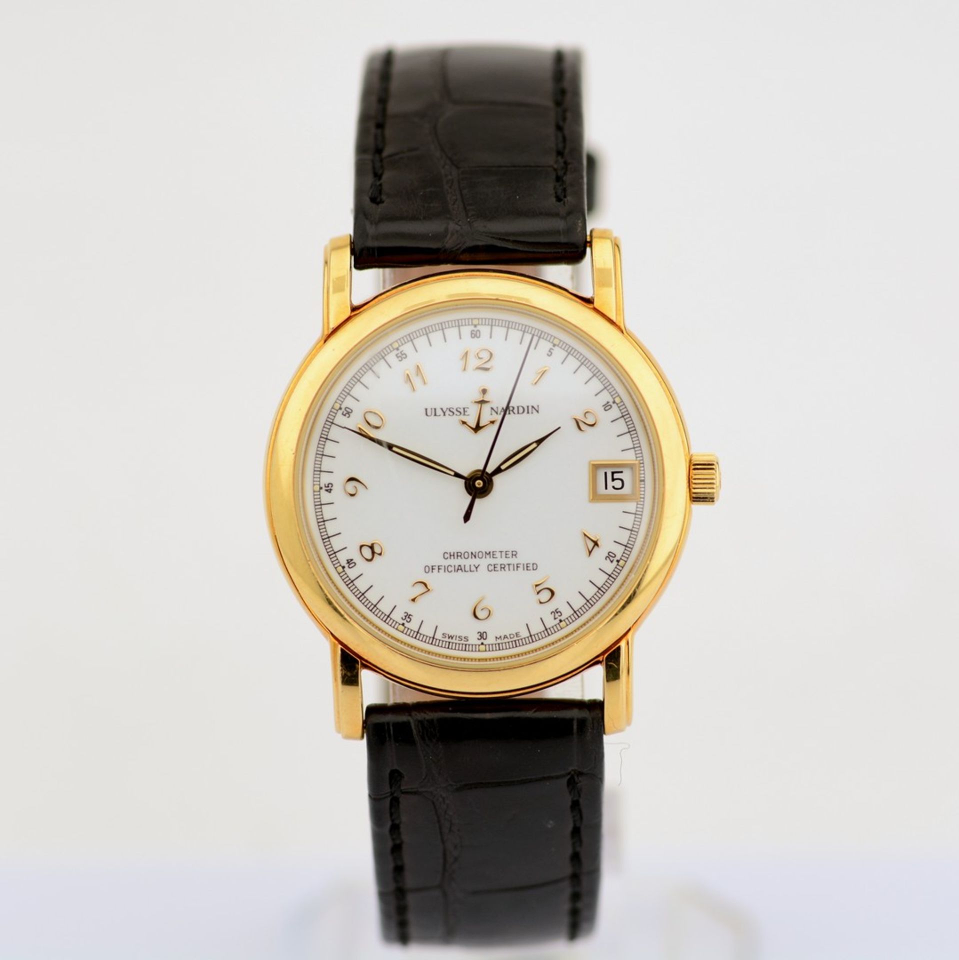 Ulysse Nardin / San Marco Auto. Chronometer 18K - Lady's Yellow Gold Wristwatch - Image 2 of 8