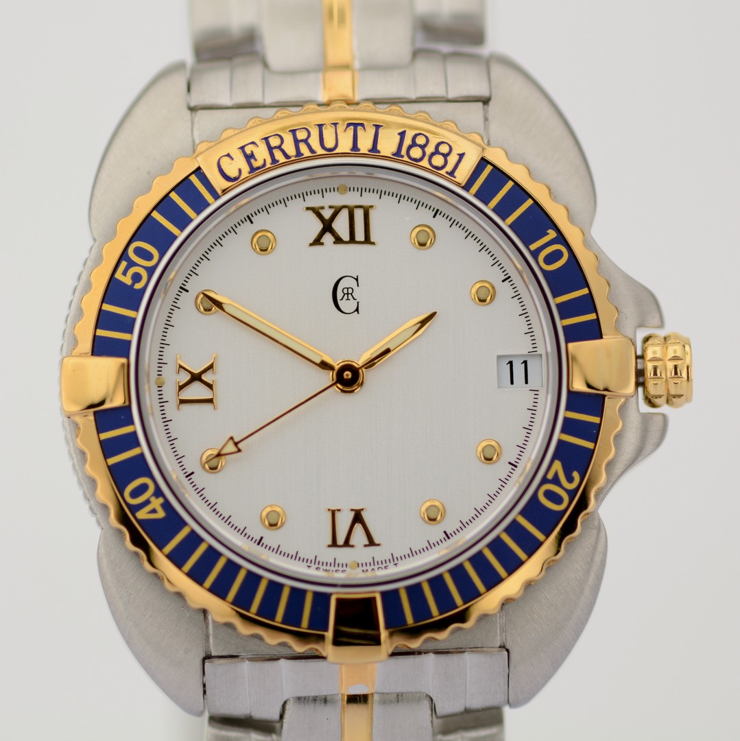 Cerruti / 1881 - Date - (Unworn) Gentlemen's Steel Wrist Watch