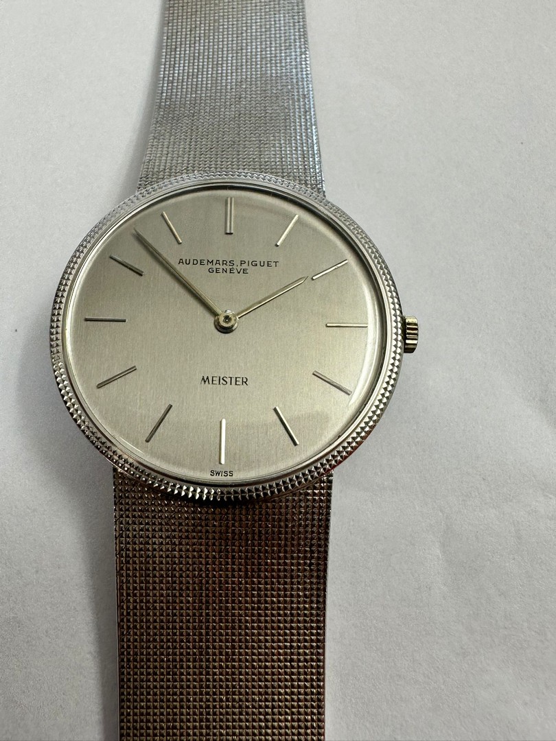 Audemars Piguet / Meister - Rare - Gentlemen's White Gold Wristwatch - Image 6 of 13